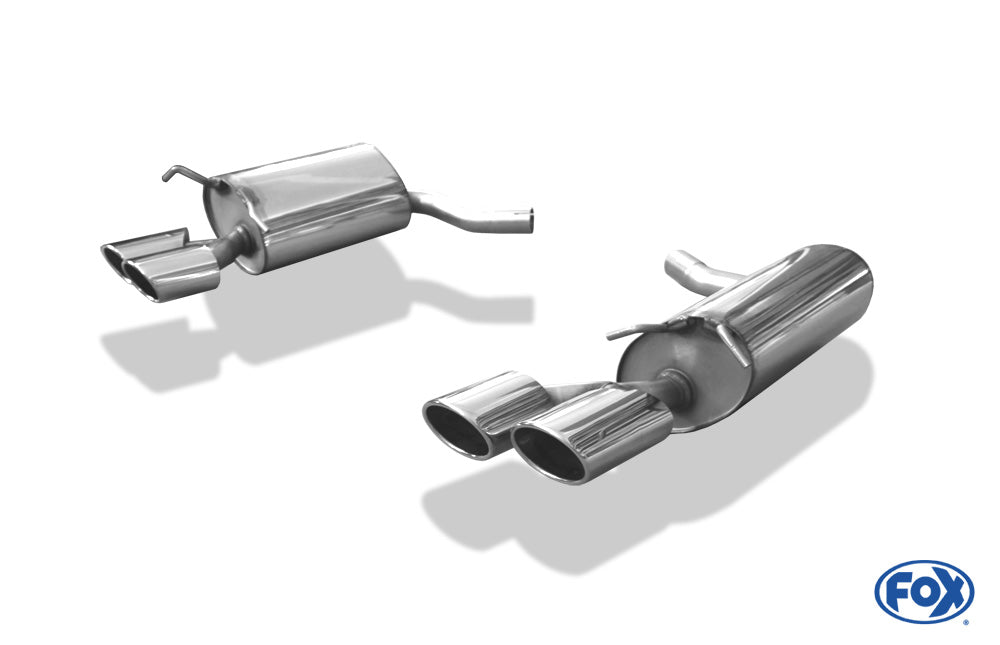 FOX Mercedes C-Klasse 6 Zylinder - W204/S204 Endschalldämpfer rechts/links - 2x115x85 Typ 32 rechts/links
