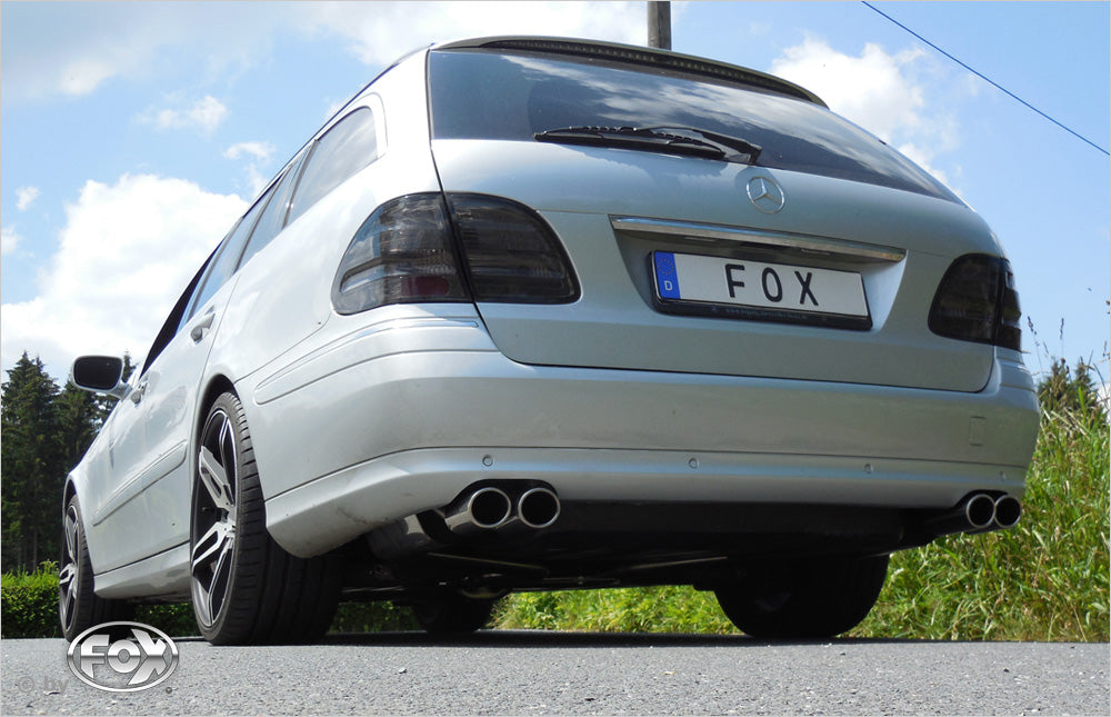 FOX Mercedes E-Klasse S211 Kombi Endschalldämpfer rechts/links - 2x88x74 Typ 32 rechts/links