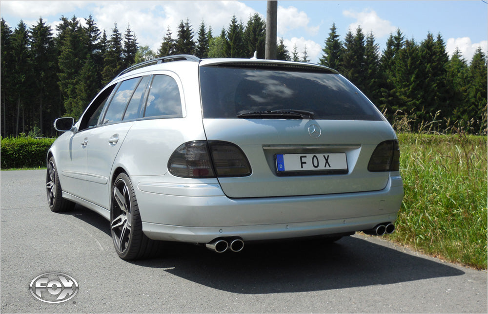 FOX Mercedes E-Klasse S211 Kombi Endschalldämpfer rechts/links - 2x88x74 Typ 32 rechts/links
