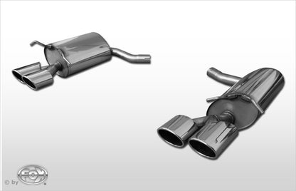 FOX Mercedes E-Klasse Cabrio A207 - 6 Zylinder Endschalldämpfer rechts/links - 2x115x85 Typ 32 rechts/links