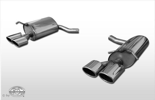 FOX Mercedes E-Klasse Coupe C207 - 6 Zylinder Endschalldämpfer rechts/links - 2x115x85 Typ 32 rechts/links