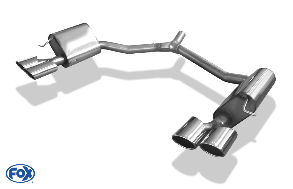 FOX Mercedes E-Klasse W212- 4 Zylinder Endschalldämpfer rechts/links - 2x106x71 Typ 32 rechts/links