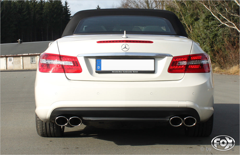 FOX Mercedes E-Klasse Cabrio A207 4 Zylinder Endschalldämpfer rechts/links - 2x115x85 Typ 32 rechts/links