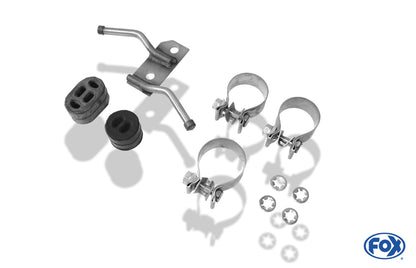FOX Mercedes E-Klasse Cabrio A207 4 Zylinder Endschalldämpfer rechts/links - 2x115x85 Typ 32 rechts/links