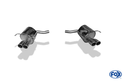 FOX Mercedes E-Klasse Coupe C207 - 6 Zylinder Endschalldämpfer rechts/links - 2x70 Typ 16 rechts/links