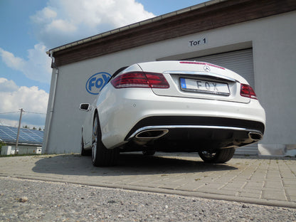 FOX Mercedes E-Klasse A207 4-Zylinder Facelift Endschalldämpfer rechts/links - mit Endrohrtulpe
