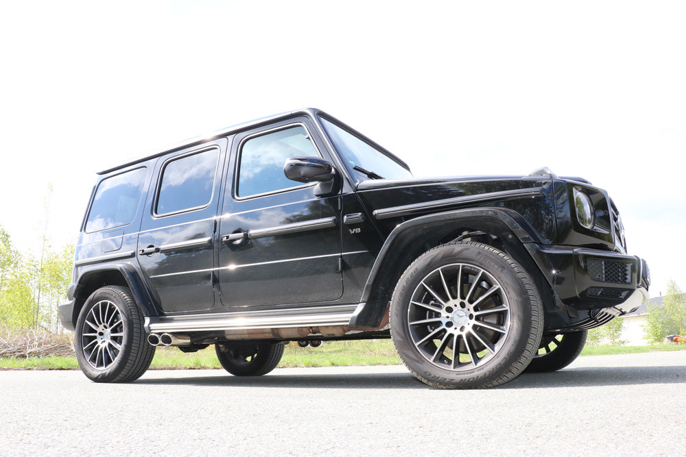 FOX Mercedes G-Klasse G500 310kW - 463 Endrohr zum anstecken - 2x115x85 Typ 38 rechts und links unterm Trittbrett