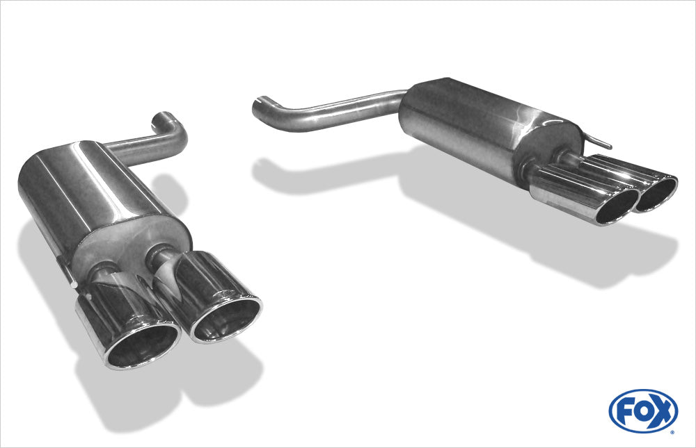 FOX Mercedes S-Klasse W220 Endschalldämpfer rechts/links - 2x115x85 Typ 32 rechts/links