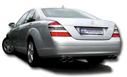 FOX Mercedes S-Klasse W221 Endschalldämpfer rechts/links  - 2x115x85 Typ 32 rechts/links