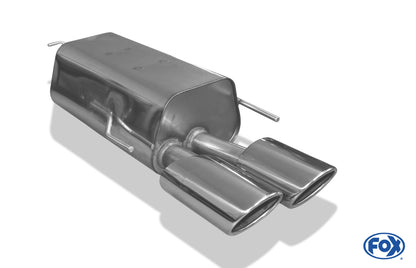 FOX Mercedes CLK Typ 209 Endschalldämpfer einseitig Ø70mm - 2x115x85 Typ 32