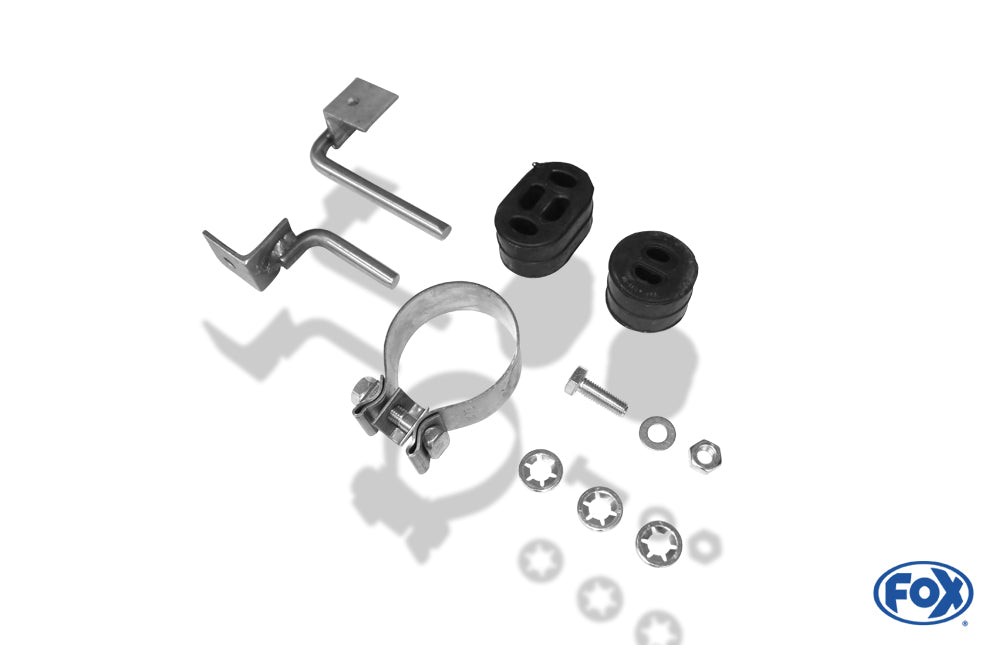 FOX Mercedes CLK Typ 209 Endschalldämpfer einseitig Ø70mm - 2x115x85 Typ 32