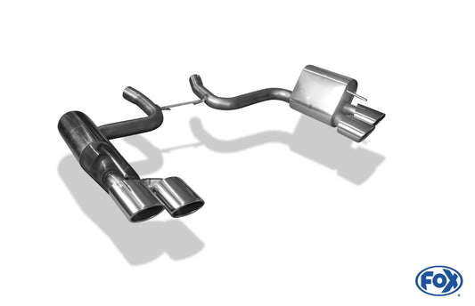 FOX Mercedes SL55 R230 Endschalldämpfer rechts/links - 2x115x85 Typ 32 rechts/links