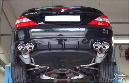 FOX Mercedes SL Typ 230 Facelift Endschalldämpfer rechts/links kurze Variante - 2x115x85 Typ 32 rechts/links