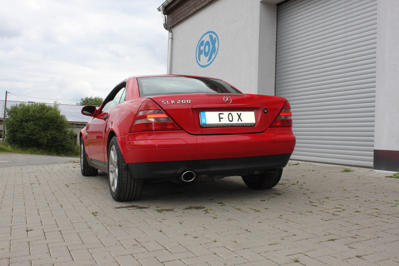 FOX Mercedes SLK Typ 170 Halbanlage ab Kat - 115x85 Typ 32