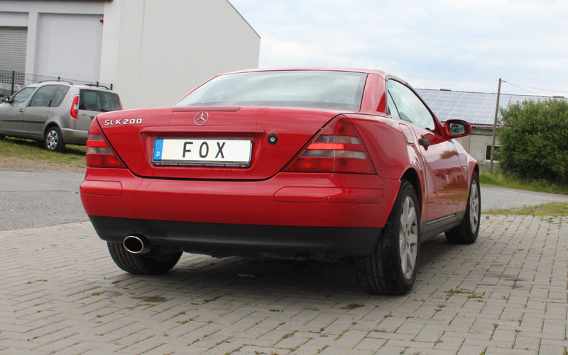 FOX Mercedes SLK Typ 170 Halbanlage ab Kat - 115x85 Typ 32
