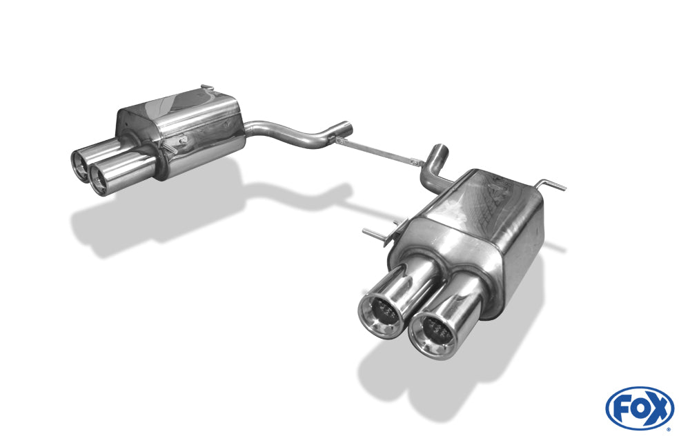 FOX Mercedes SLK Typ 171 - 4/6 Zylinder Endschalldämpfer rechts/links - 2x90 Typ 13 rechts/links
