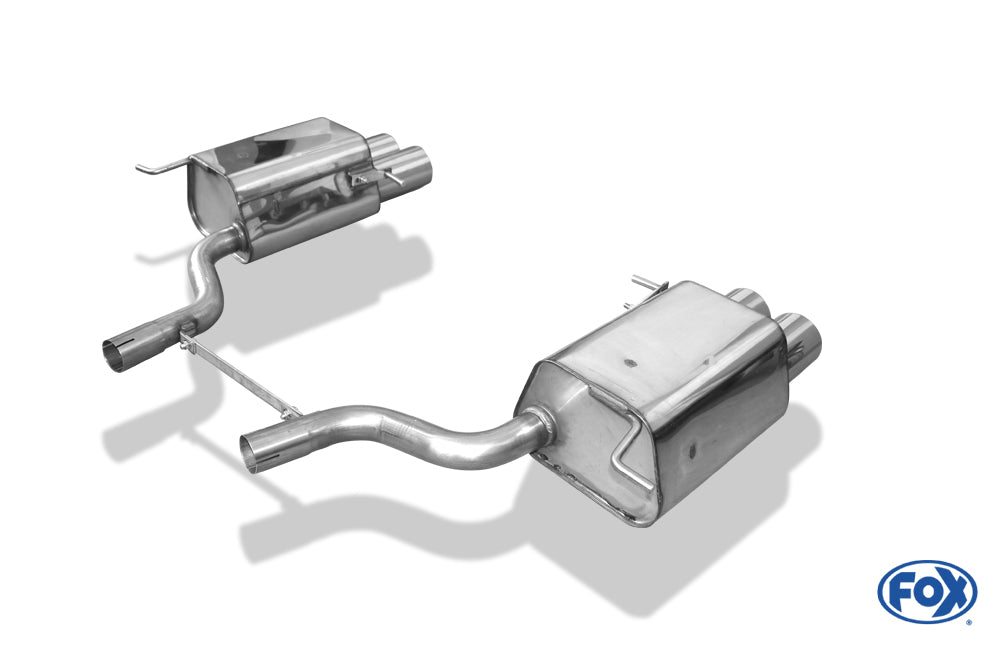 FOX Mercedes SLK Typ 171 - 4/6 Zylinder Endschalldämpfer rechts/links - 2x90 Typ 13 rechts/links