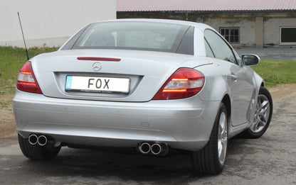 FOX Mercedes SLK Typ 171 - 4/6 Zylinder Endschalldämpfer rechts/links - 2x90 Typ 13 rechts/links