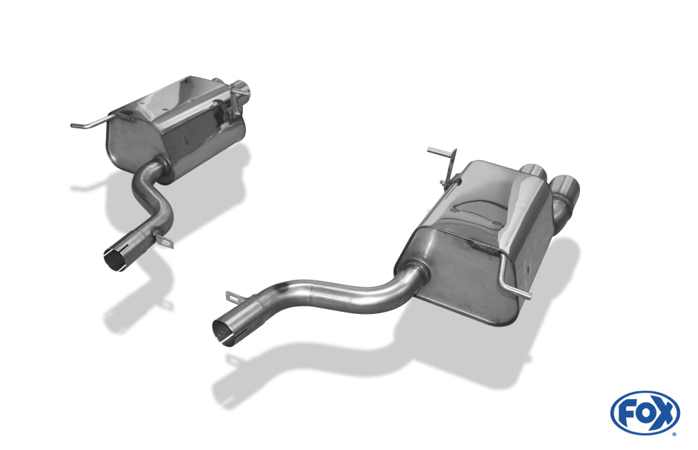 FOX Mercedes SLK Typ 172 - AMG Line Endschalldämpfer rechts/links - 2x76 Typ 16 rechts/links
