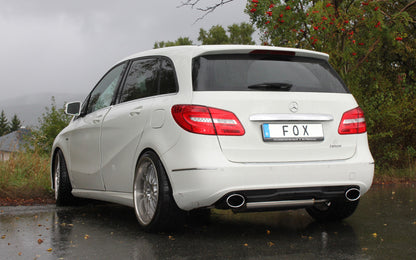 FOX Mercedes B-Klasse - 246 Endschalldämpfer quer Ausgang rechts/links - 140x90 Typ 32 rechts/links