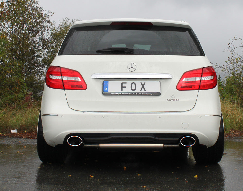 FOX Mercedes B-Klasse - 246 - 4-matic Endschalldämpfer quer Ausgang rechts/links - 140x90 Typ 32 rechts/links