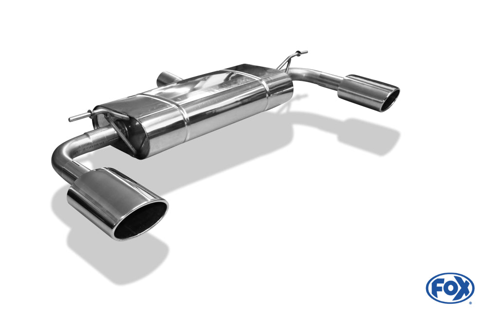 FOX Mercedes B-Klasse - 246 - 4-matic Endschalldämpfer quer Ausgang rechts/links - 140x90 Typ 32 rechts/links