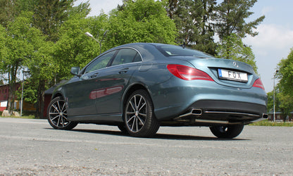 FOX Mercedes CLA - C117/ X117 Frontantrieb Endschalldämpfer quer Ausgang rechts/links - 145x65 Typ 59 rechts/links