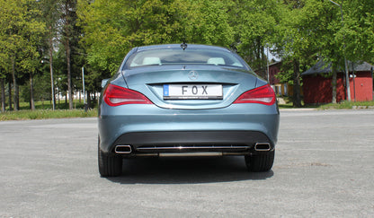 FOX Mercedes CLA - C117/ X117 Frontantrieb Endschalldämpfer quer Ausgang rechts/links - 145x65 Typ 59 rechts/links