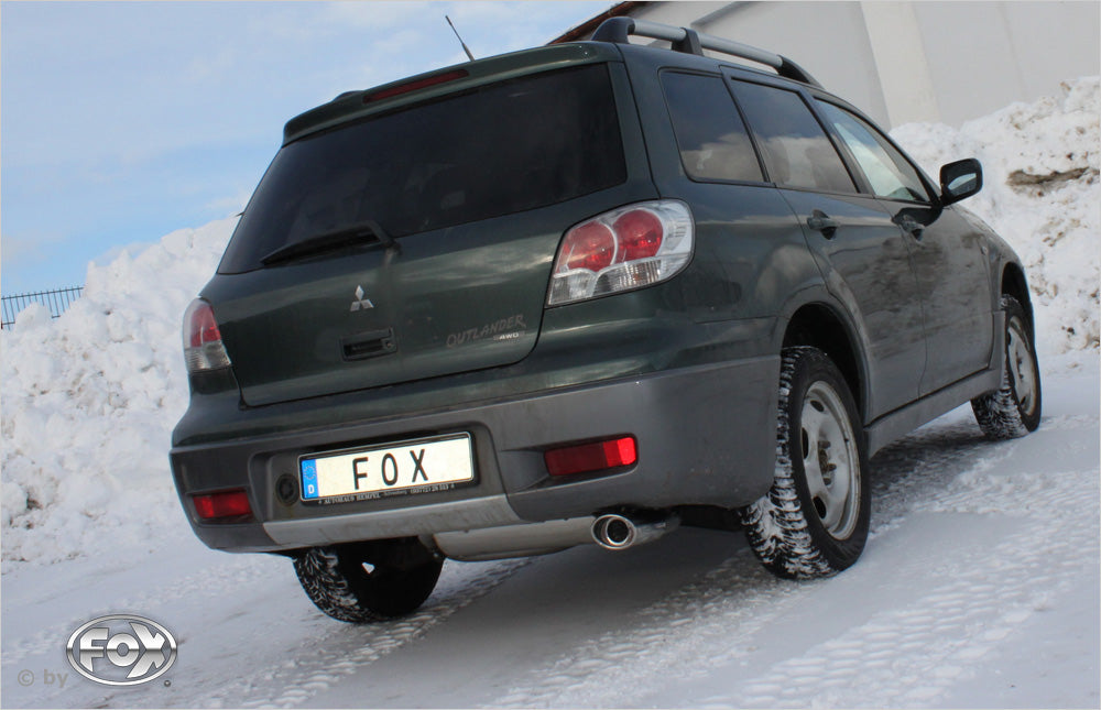 FOX Mitsubishi Outlander 4WD Endschalldämpfer - 115x85 Typ 33