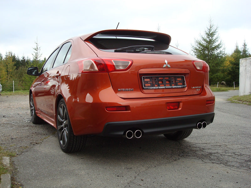 FOX Mitsubishi Lancer Ralliart Endschalldämpfer Ausgang rechts/links - 2x76 Typ 12 rechts/links