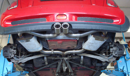 FOX Mini Cooper S Cabrio R52 Endschalldämpfer rechts/links Ausgang mittig - 2x76 Typ 13