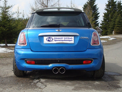FOX Mini Cooper S R56 Endschalldämpfer Ausgang mittig - 2x100 Typ 16