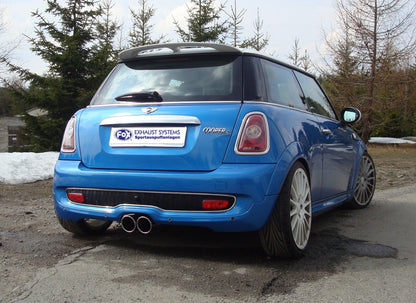 FOX Mini Cooper S R56 Endschalldämpfer Ausgang mittig - 2x100 Typ 16