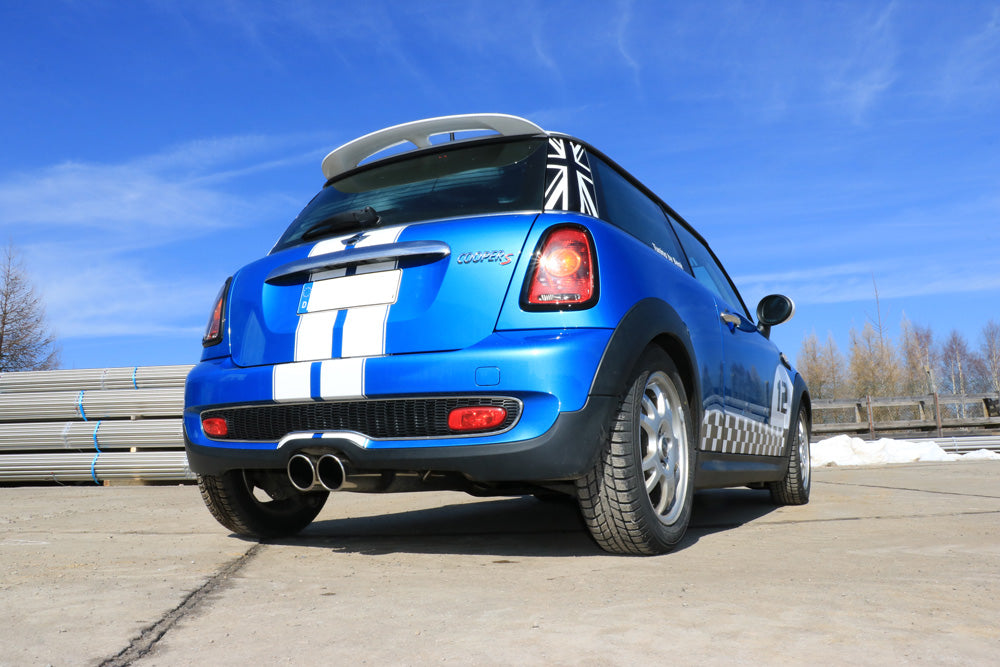 FOX Mini Cooper S R56 Endschalldämpfer Ausgang mittig - 2x100 Typ 16