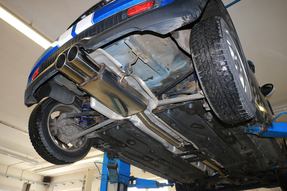 FOX Mini Cooper S R56 Endschalldämpfer Ausgang mittig - 2x100 Typ 16