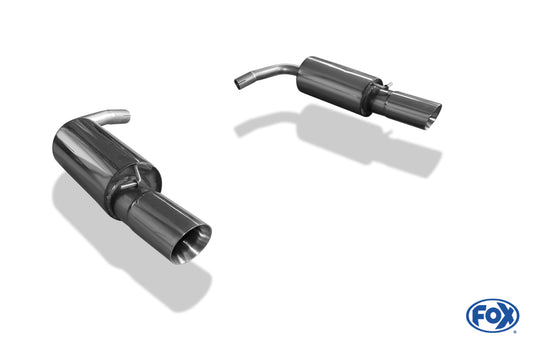FOX Mini Cooper Clubman R55 Endschalldämpfer rechts/links - 1x100 Typ 25 rechts/links
