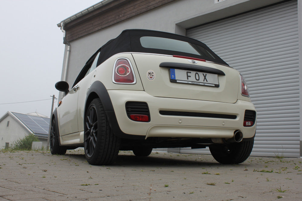 FOX Mini One R57 - Cabrio Endschalldämpfer - 1x100 Typ 25