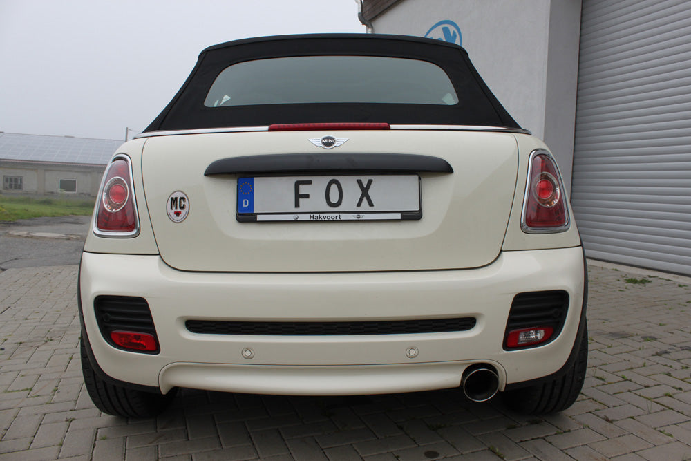 FOX Mini One R57 - Cabrio Endschalldämpfer - 1x100 Typ 25