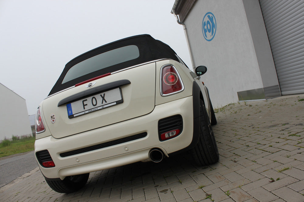 FOX Mini One R57 - Cabrio Endschalldämpfer - 1x100 Typ 25