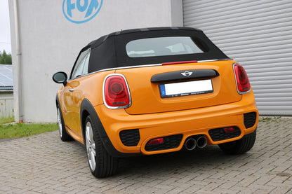 FOX Mini Cooper S - F57 Endschalldämpfer Ausgang mittig - 2x100 Typ 25