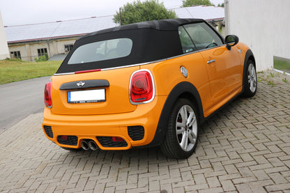 FOX Mini Cooper S - F57 Endschalldämpfer Ausgang mittig - 2x100 Typ 25
