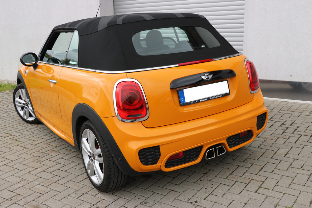 FOX Mini Cooper S - F57 Endschalldämpfer Ausgang mittig - 2x95x78 Typ 68