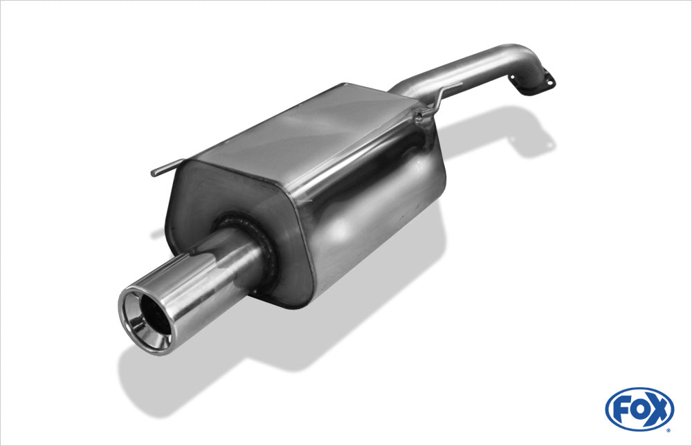 FOX Nissan Micra K12 für Modelle ohne Flansch Endschalldämpfer - 1x90 Typ 13