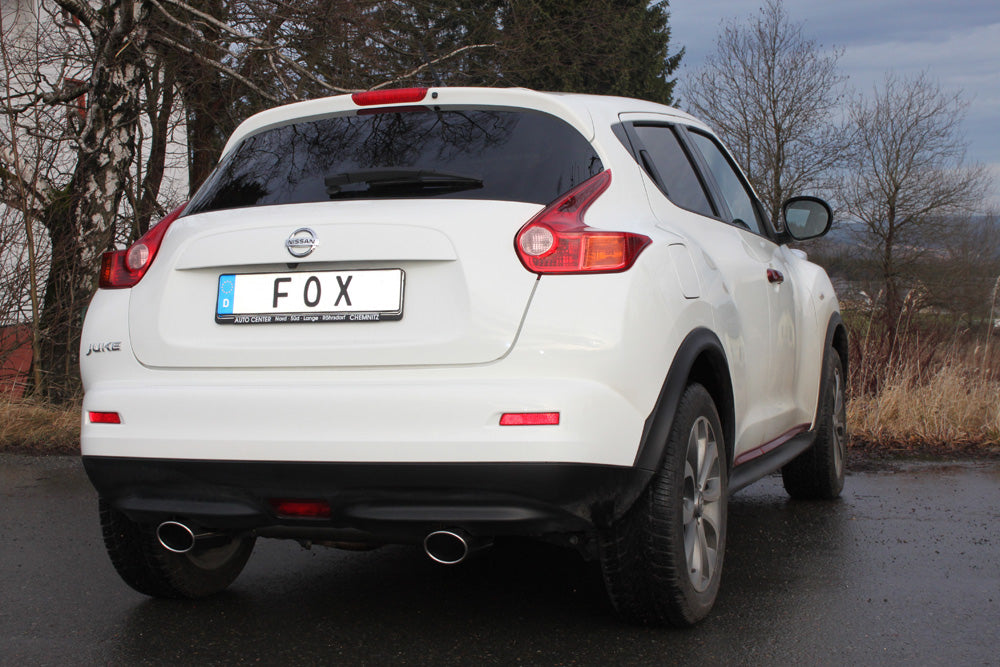 FOX Nissan Juke - F15 (Allrad) Endschalldämpfer quer Ausgang rechts/links - 115x85 Typ 32 rechts/links
