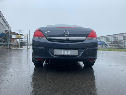 FOX Opel Astra H TwinTop mit Ausschnitt Endschalldämpfer einseitig - 115x85 Typ 32