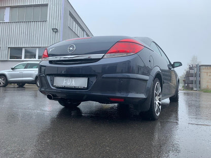FOX Opel Astra H TwinTop mit Ausschnitt Endschalldämpfer einseitig - 115x85 Typ 32