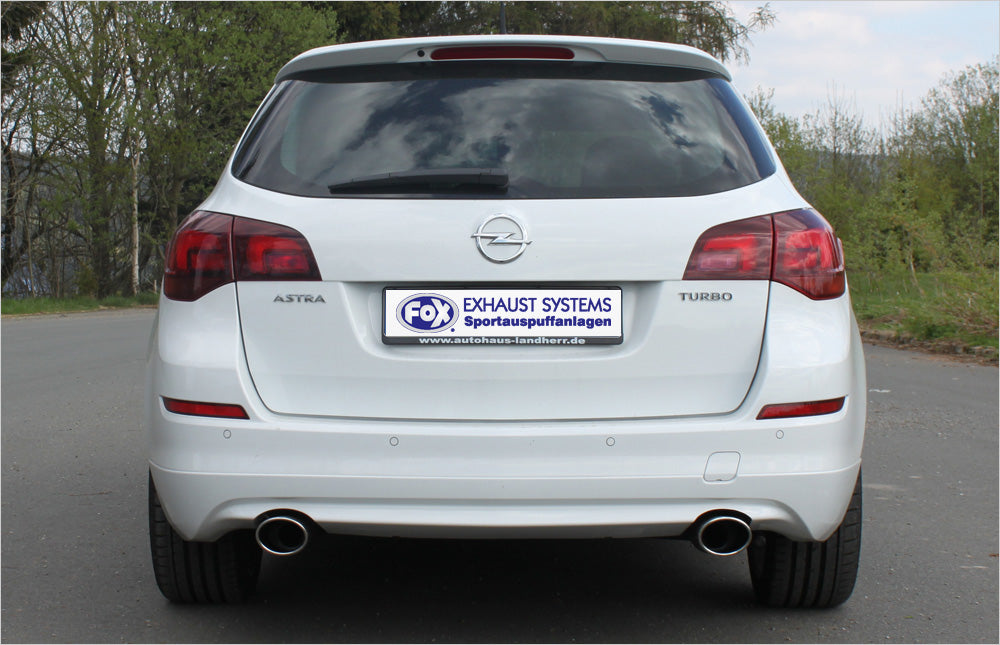 FOX Opel Astra J Sports Tourer 1,4l Endschalldämpfer quer Ausgang rechts/links - 115x85 Typ 32 rechts/links