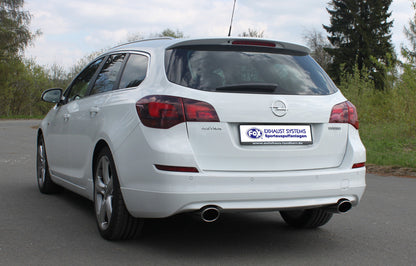 FOX Opel Astra J Sports Tourer 1,4l Endschalldämpfer quer Ausgang rechts/links - 115x85 Typ 32 rechts/links