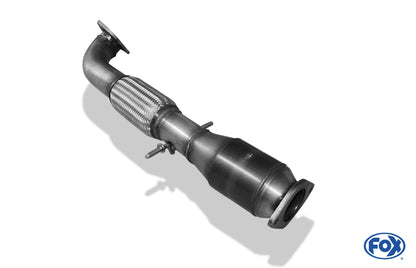 FOX Opel Astra J OPC Downpipe mit 200-Zeller FOX-Kat