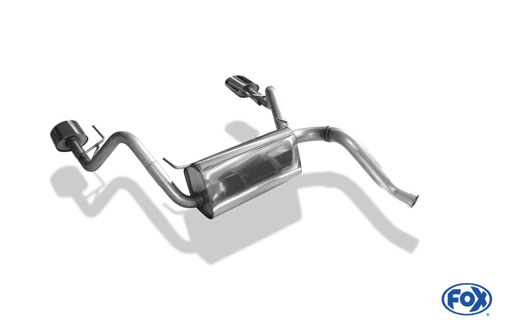 FOX Opel Astra J Stufenheck Endschalldämpfer quer Ausgang rechts/links - 160x90 Typ 38 rechts/links